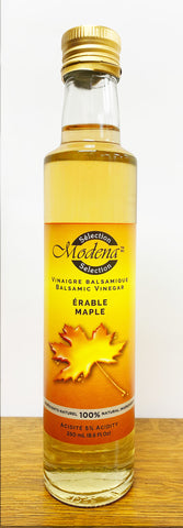 Modena Selection Maple Balsamic Vinegar - 250mL  | Vinaigre Balsamique à l'Érable de Sélection Modena - 250mL