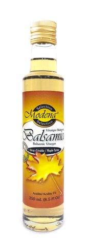 Modena Selection Maple Balsamic Vinegar - 250mL  | Vinaigre Balsamique à l'Érable de Sélection Modena - 250mL